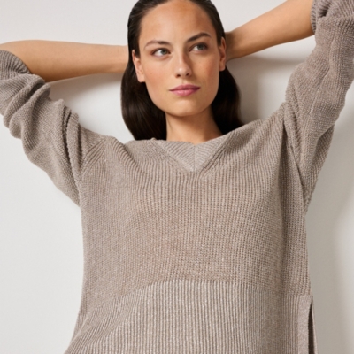 Linen Rich Sparkle Ribbed Sweater