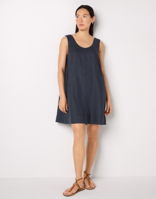 Linen Shift Dress