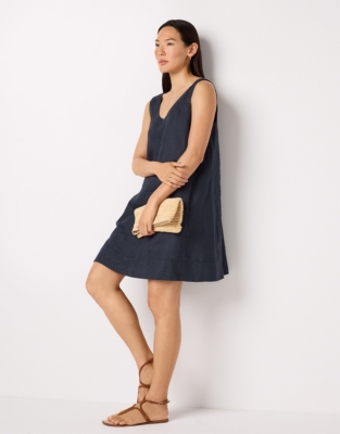 Linen Shift Dress