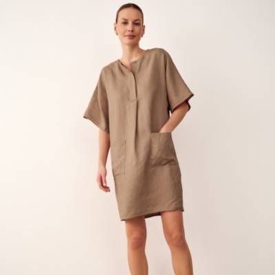 Linen Shift Dress