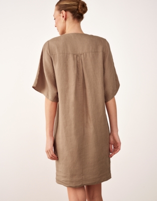 Linen Shift Dress