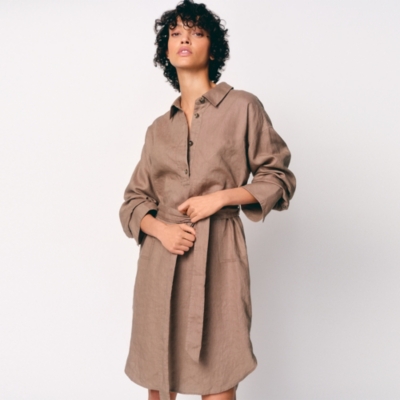 Linen Shirt Dress