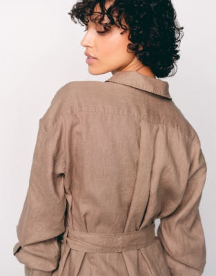 Linen Shirt Dress