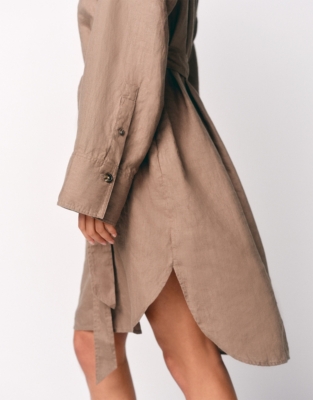 Linen Shirt Dress