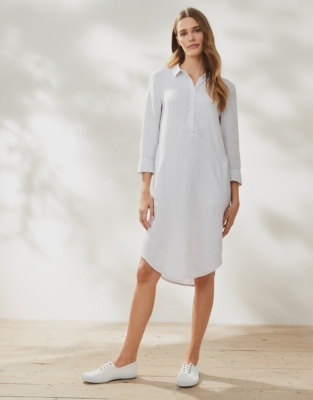 Linen Shirt Dress Clothing Sale The White Company UK