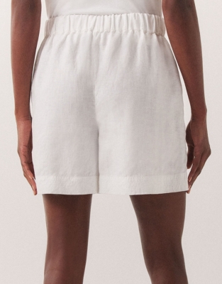 Linen Stitch Detail Shorts