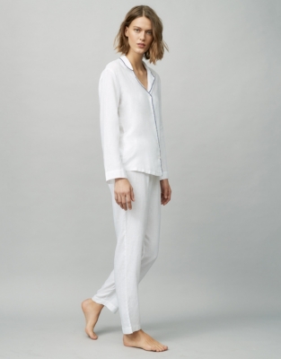 Women's Linen Pajama Set