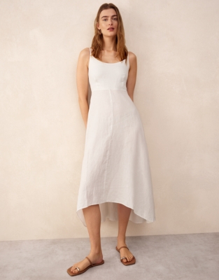 Linen Strappy Dress