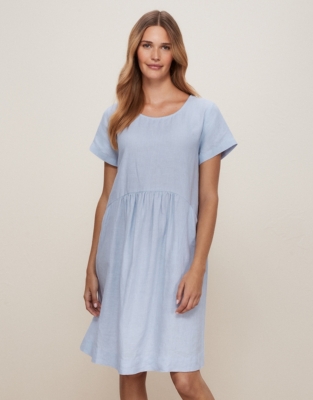 Linen t shirt store dress