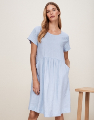 Linen T-Shirt Dress | Dresses & Skirts | The White Company US