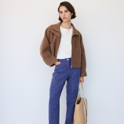 Linen Tapered Brompton Trousers