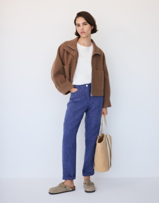 Linen Tapered Brompton Trousers