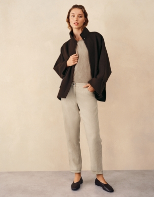 Linen Tapered Brompton Trousers