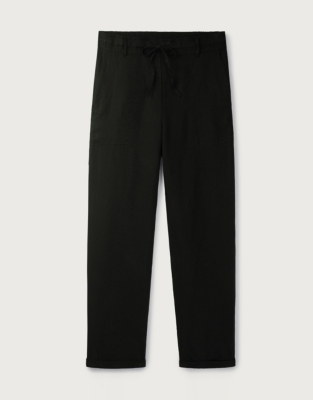 Linen Tapered Leg Trousers Holiday Shop The White Company UK
