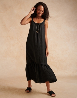 Tiered hem shop maxi dress