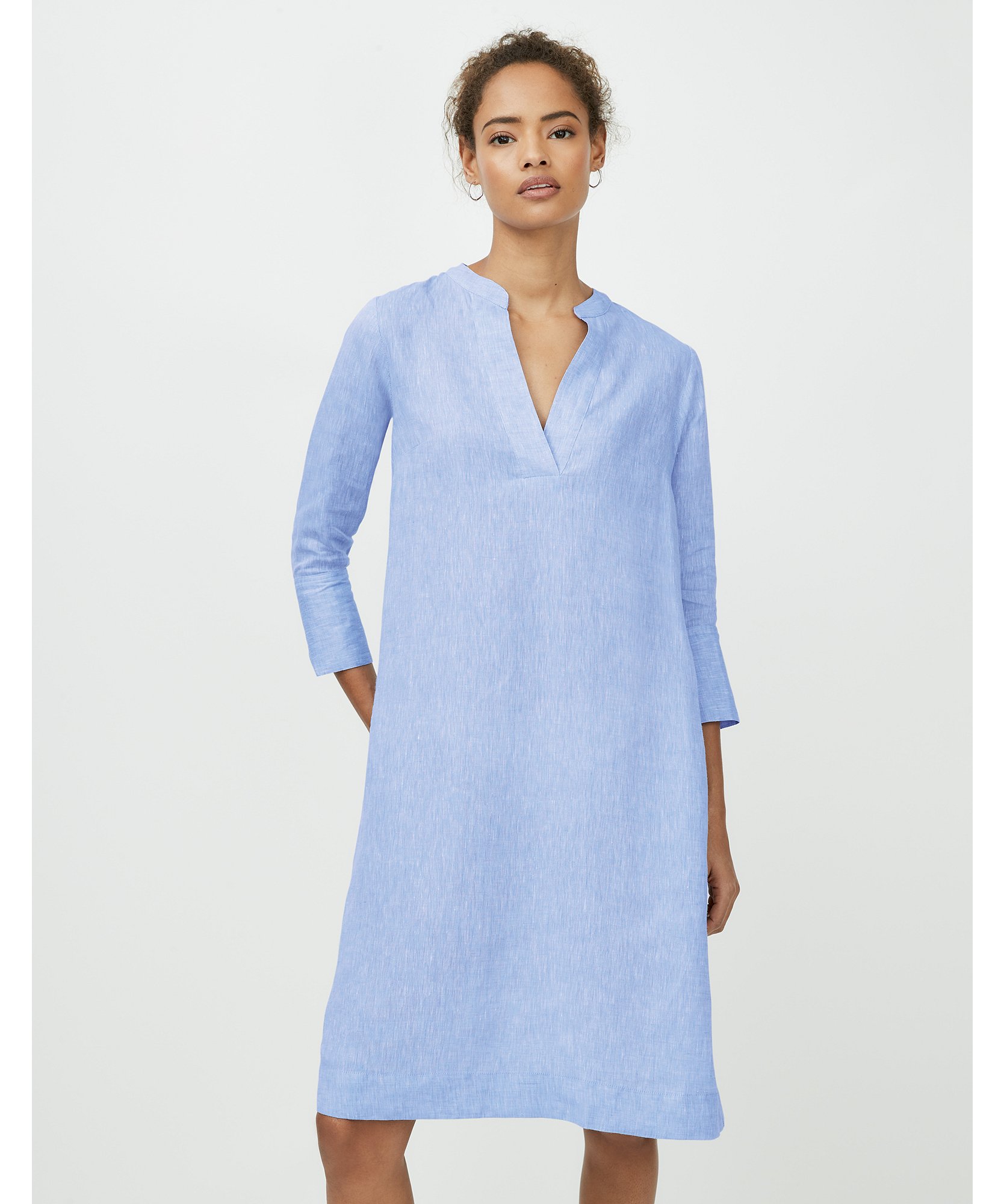 Linen Tunic Dress | Dresses | The White Company UK
