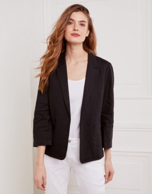 Linen Unlined Jacket | Clothing Sale | The White Company UK