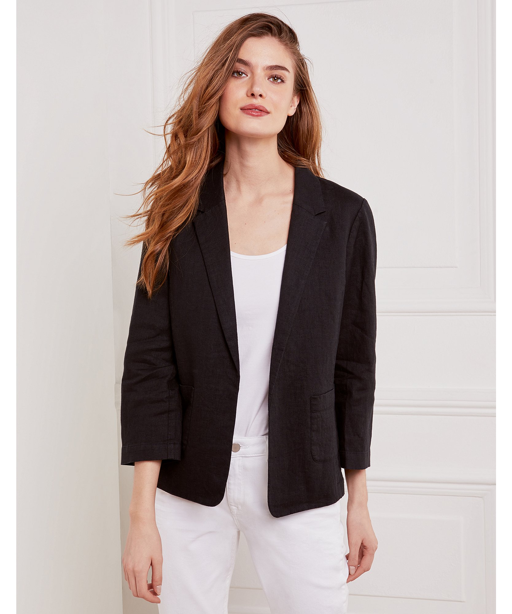 Linen Unlined Jacket | Clothing Sale | The White Company UK