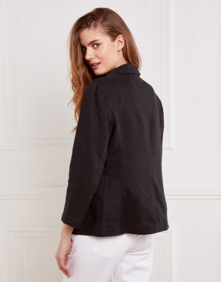 Linen Unlined Jacket | Clothing Sale | The White Company UK