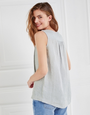 Linen Wrap Over Top Clothing Sale The White Company UK