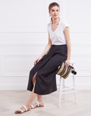 Linen Wrap Skirt Clothing Sale The White Company UK