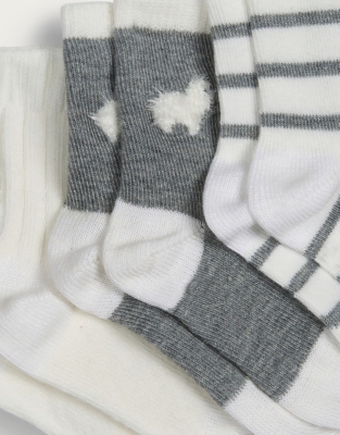 white company baby socks