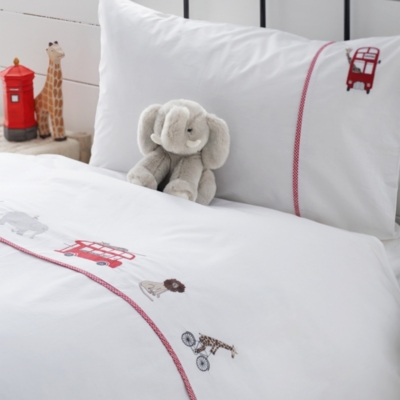 London Animals Bed Linen Childrens' Bedroom The White Company UK