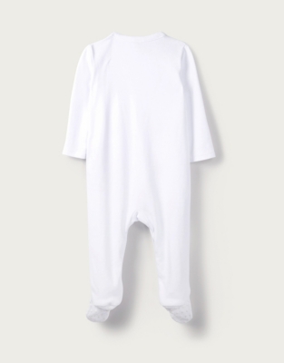 London Bear Embroidered Sleepsuit | Baby & Children's Sale | The White ...