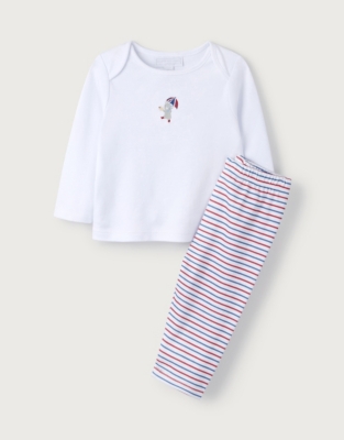 White company baby girl pyjamas hot sale