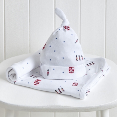 London Blanket Hat Set Children S Baby Sale The White