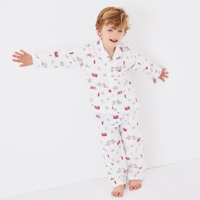 London Bus Pyjamas (112yrs) Baby & Children's Sale The White