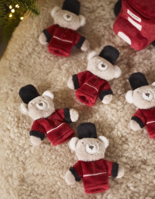 London Bus Zip Toy With Finger Puppets