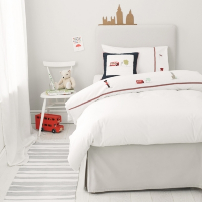 White company childrens clearance bedding