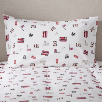 white company cot bed duvet