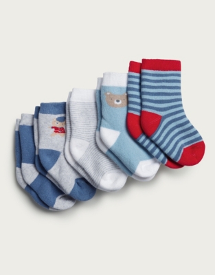 London Socks Set of 5 Baby Boys' The White Company UK