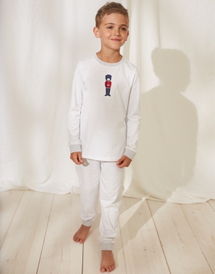 London Soldier Pyjamas (112yrs) Baby & Children's Sale The White