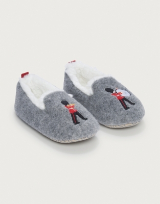 London Soldier Slippers Boys' Nightwear The White Company UK