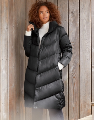 Long down coat hot sale womens uk