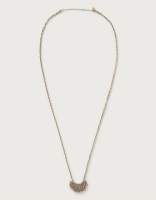 White deals company necklace