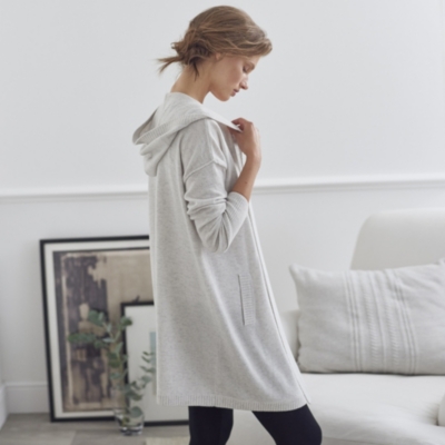 white company cashmere cardigan