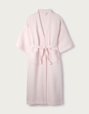 Long Lightweight Waffle Robe | Robes & Dressing Gowns | The White ...