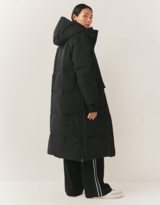 Long Matte Puffer Coat