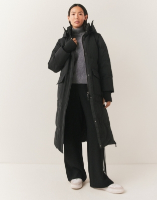 Long Matte Puffer Coat