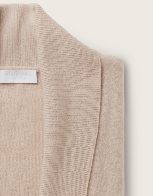 Long Shawl Collar Cashmere Robe