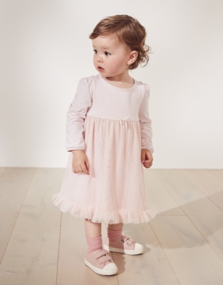 long sleeve tulle dress toddler