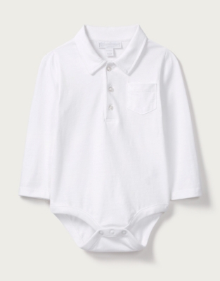 baby polo shirt bodysuit