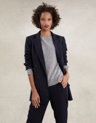 Longline Blazer | Clothing Sale | The White Company UK