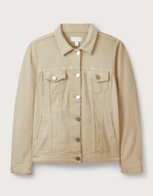 Longline denim jacket on sale h&m