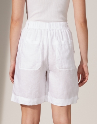 Longline Linen Shorts