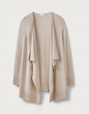 Longline Waterfall Cardigan | New In Clothing | The White Company UK
